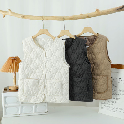 502 tton Vest Women's Short Outerwear Sleeveless Jacket Card