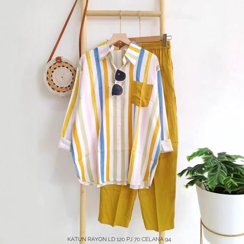 Suit Women's 2025 Striped Suit Casual Pants Two-piece Set