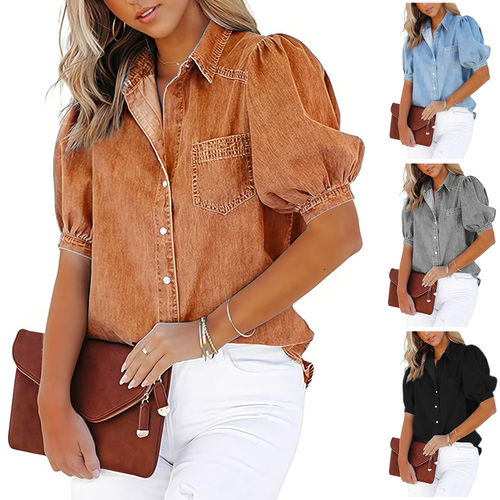 2026 Imitation Denim Women’s Shirt Cardigan In Stock Europe