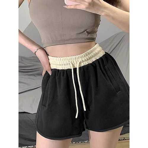 Casual Simple Shorts Women's Slimming All-match Large Size S