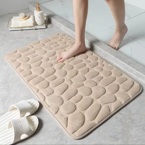 Goose Hot Thickened Pin Pebble Embossed Floor Mat Bathroom S
