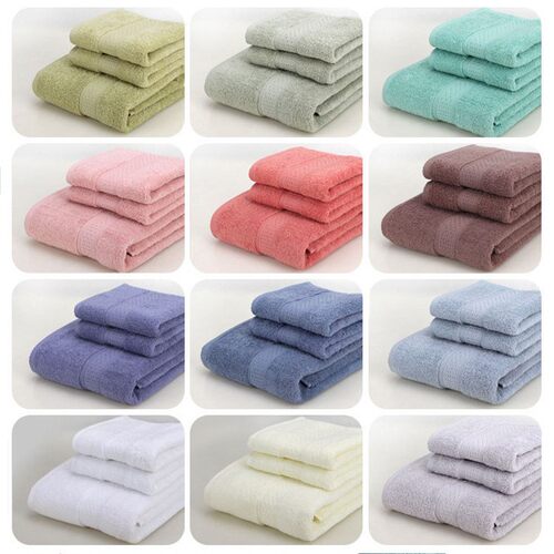 Pure tton Bath Towel All tton Adult Logo Absorbent Household