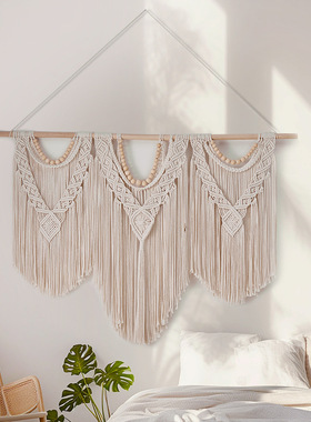 Patchwork Triple  Decorative Tapestry Hand-woven Tapestry tt