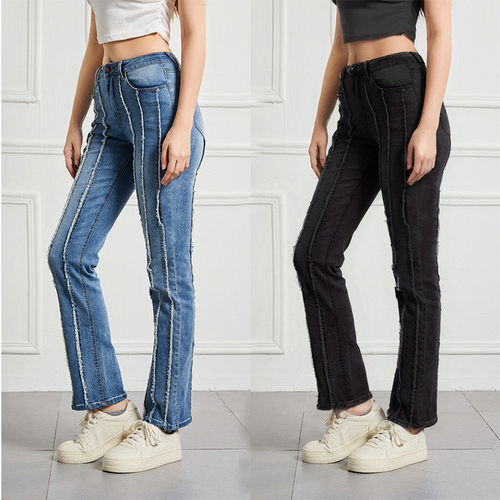 2026 Women's Slim-fit Mid-waist High Sretch Trousers Pants W