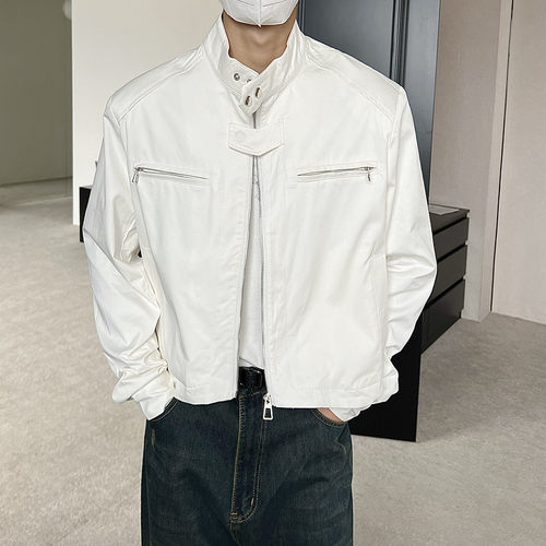 High-end Shoulder-padded Short Functional Jacket For Men, Ko