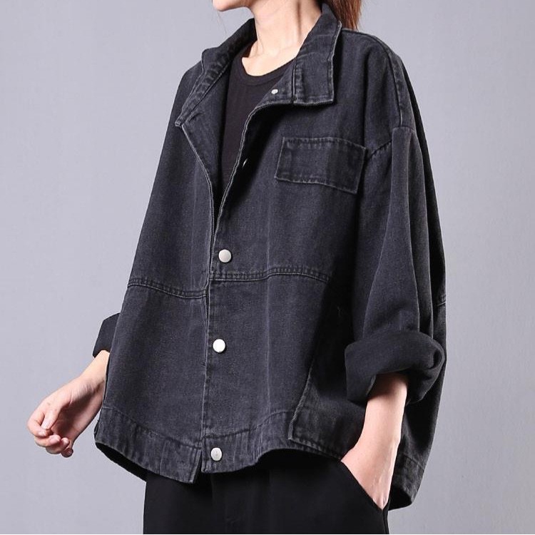 2026 Denim Jacket For Women Korean Style Loose Large Size Li图片