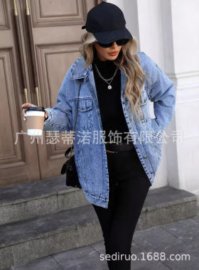 D Spot-20808#retro Jacket Fashion Women's Jacket Denim Jacke