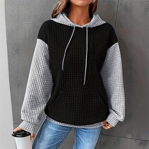 Fashionable Large Size Casual Loose Loose lor Block Stitchin