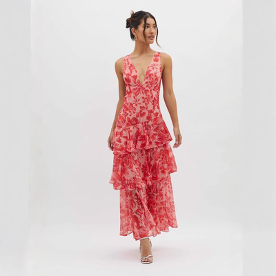 2026 Pure Sexy Women's Chiffon Slim-fit Ruffles