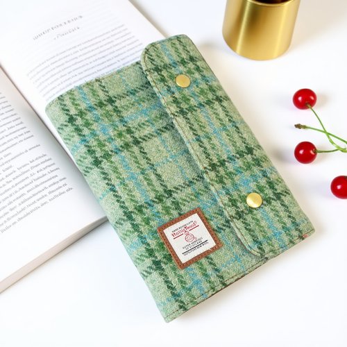 harris tweed高颜值A6按扣手账本活页手帐本本子可拆卸随身日记本
