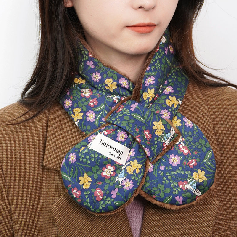 liberty复古保暖小围脖