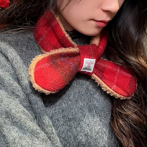 哈里斯围脖交叉蝴蝶结