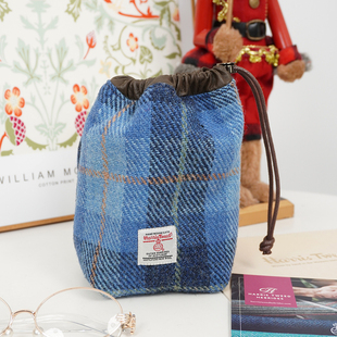 Harris tweed粗花呢镜头小痰盂相机包单反镜头保护套内胆包镜头包