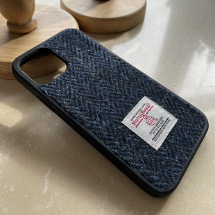 Harris tweed手工定制防摔适用苹果iphone11121314151617/pro/promax/plus硅胶手机壳