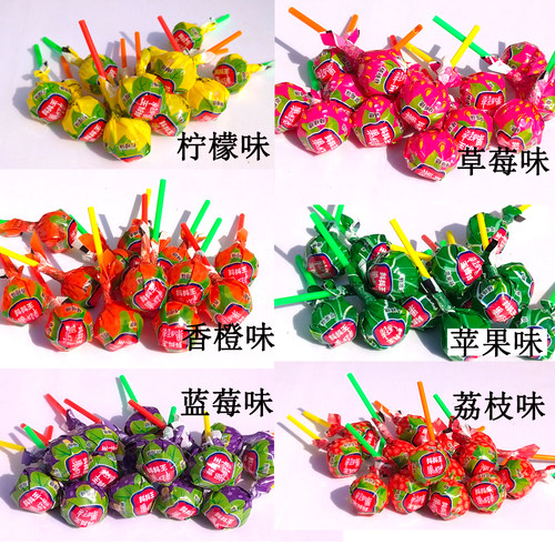 散装棒棒糖草莓荔枝味柠檬