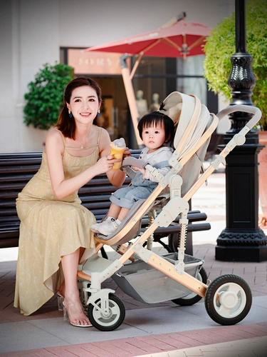 Кресло, детская коляска с сидением, «три в одном», можно сидеть и лежать, амортизация