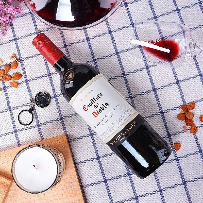 干露红魔鬼赤霞珠红葡萄酒卡本妮苏维翁干红葡萄酒智利原瓶进口