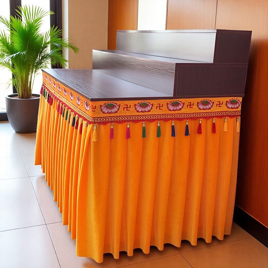 定制台阶款佛台供桌桌布佛柜加厚金丝绒莲花刺绣高档佛堂桌布桌裙,居家布艺,桌布,淘宝优惠券,粉丝福利购,淘宝优惠卷