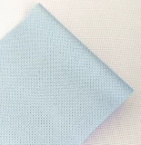 Целый хлопок 14 -кадрный кросс -ткань светло -голубое небо голубая вышивка ткань цельная рулона Бесплатная доставка Ширина 150 см. Размер одного куска 1,5 мк1 млн.