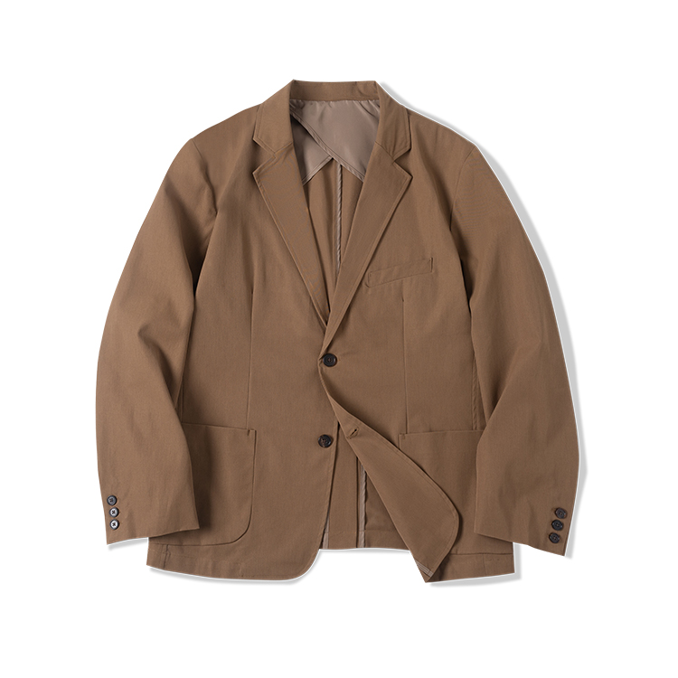 nativewell休闲秋冬平驳领西服