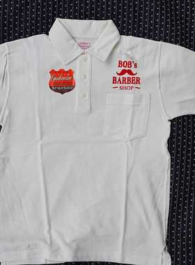 Cushman 26471 短袖纯色polo Barber Shop