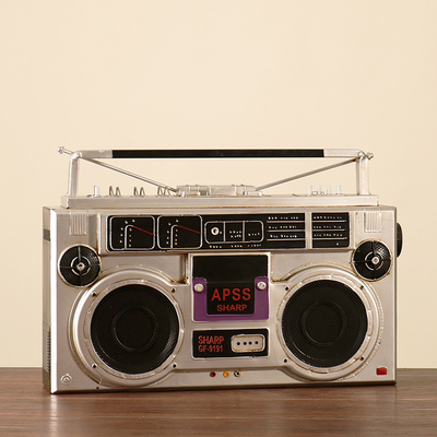 装饰摆件复古店铺收音机模型道具