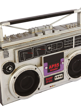 复古摆件老式电视机留声机收音机模型拍照道具怀旧老物件装饰品