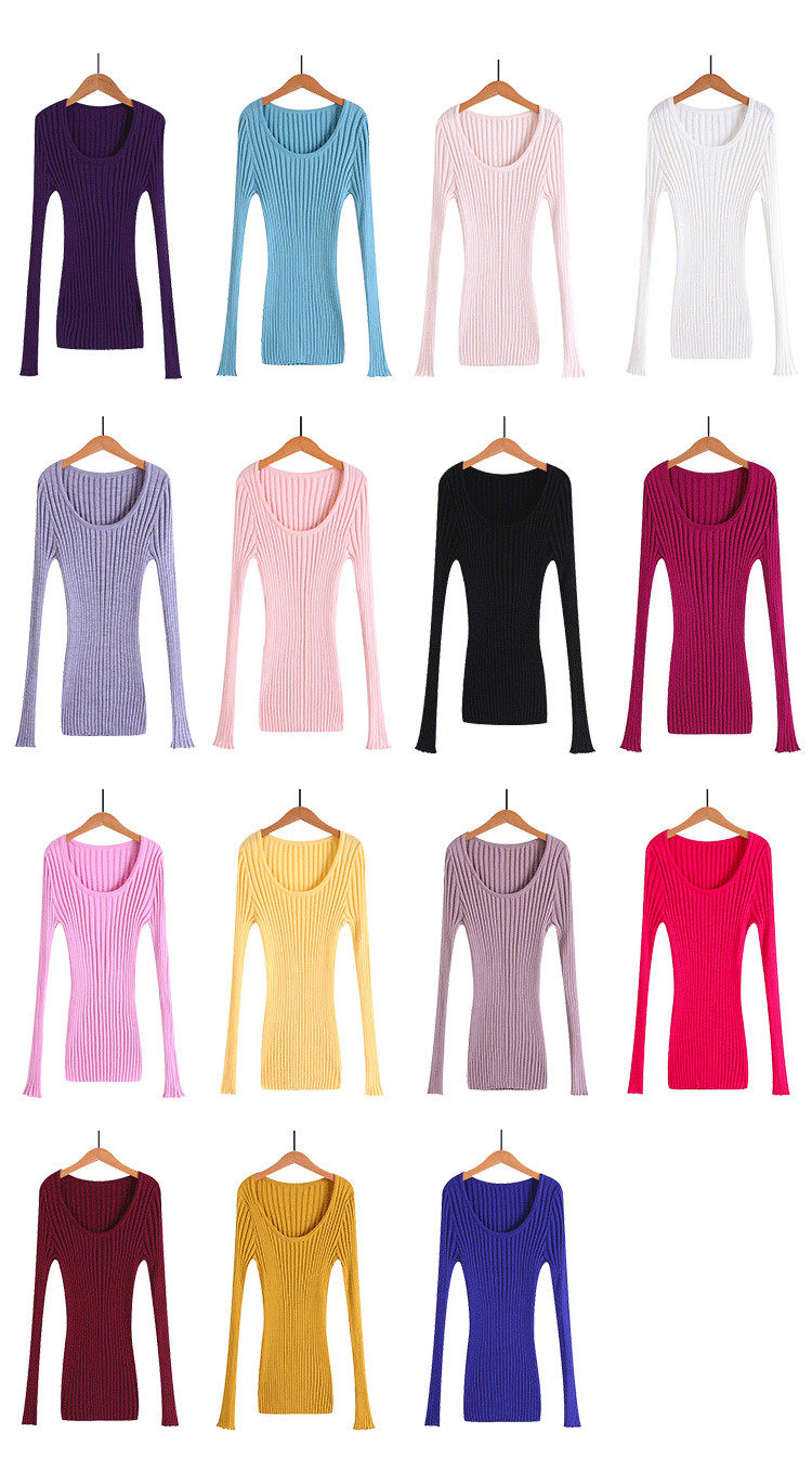 巧帛风格弹力柔软百搭打底衫