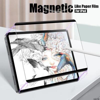 Like Paper Film For Ipad11 Pro Air 13 11 2024 12.9 10.2 On Ipad Air7/6/5/4 Magnetic Screen Protector