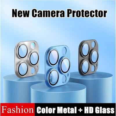 Full Cover Camera Lens Protector on适用iPhone16 14 15 Pro Max 13 12 Mini 11 Pro Max Camera Protector