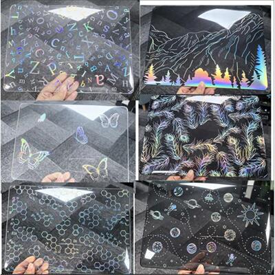 Laptop Case适用于Macbook Air M1 M2 M3 Colorful Laser Hard Cover Macbook Pro 13 14 16 Case镭射保护壳