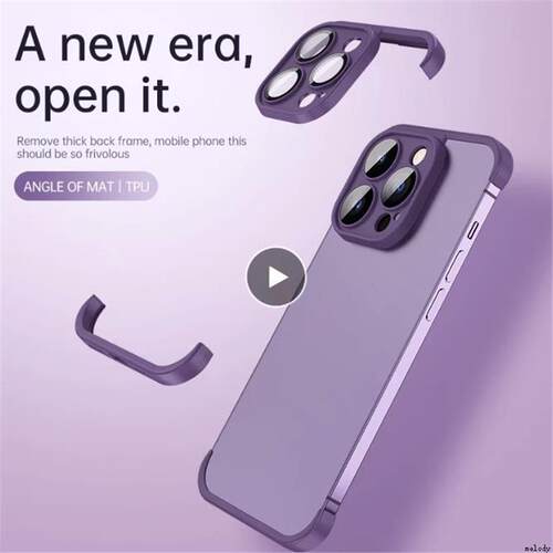 newest style Bumper On适用于iPhone16 15 14 13 12 11 Pro Max XS X Camera Lens Protector Case Frame