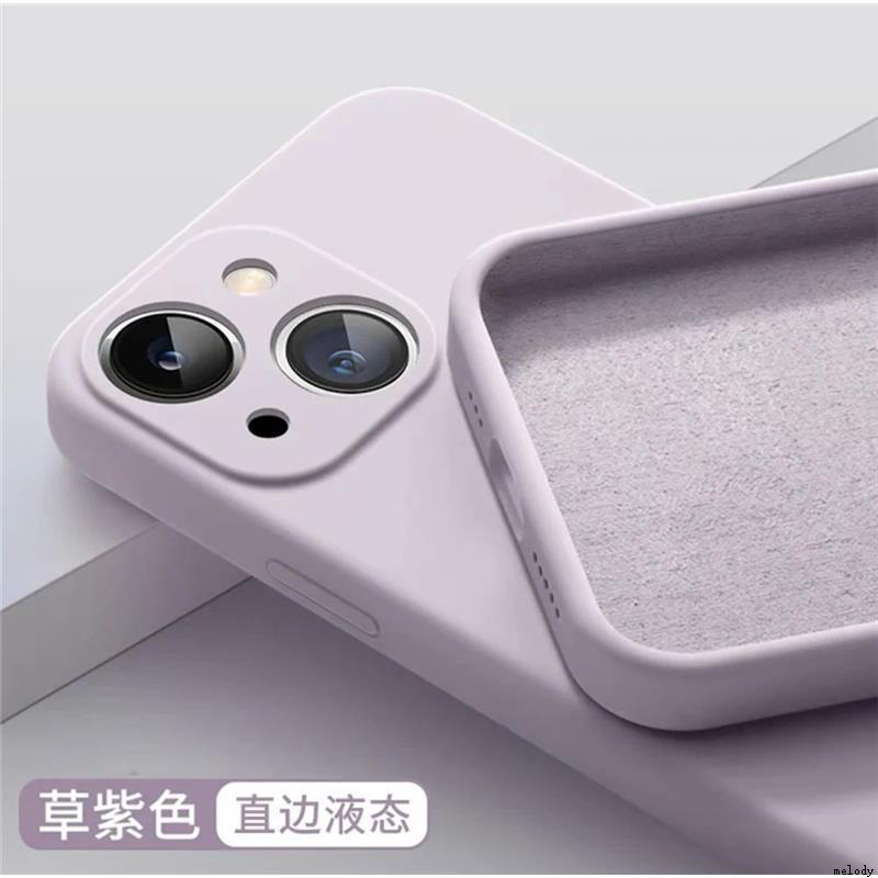 适用于iphone15plus壳iPhone 11 12 13 14 15 16 Pro Max Silicone Case Cover液态硅胶保护套