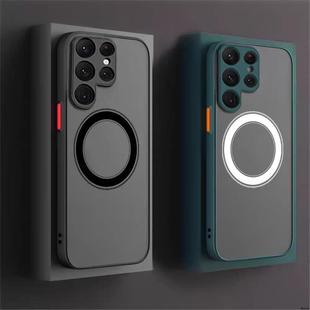 Magsafe Shockproof Case适用Samsung Galaxy S25 Ultra S23FE S24fe S24 Ultra S22plus NOTE20 A15 A16 A55