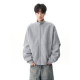 A410-WT93302-P90限价139美式重磅立领夹克外套-华棉复合仿棉420g，男装夹克，电商A410