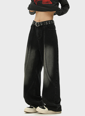 A410-k7528- P58限价89-休闲百搭水洗牛仔裤