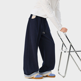 A410-K5650-P70限价109-美式格纹垂感直筒卫裤-320G左右卫裤面料，男装休闲裤，电商A410