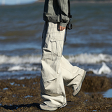 A410-K9213-P75限价118-成分：棉-300g全棉洗褪色棉布，男装休闲裤，电商A410