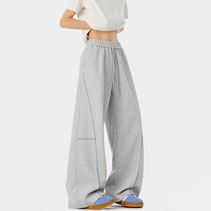 A410-K7947-特批50限价99成分65%棉35%聚酯纤维-320g磨毛卫裤面料，男装休闲裤，电商A410