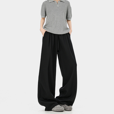 A410-K65016-P70限价129-美式休闲百搭阔腿长裤-235g左右亚麻面料