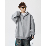 A410-A32635-P85限价129-美式重磅纽扣连帽卫衣-400g华棉复合，男装卫衣，电商A410