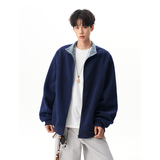 A410-WT93330-P85限价129-美式复古立领卫衣-华棉复合仿棉420G，男装卫衣，电商A410