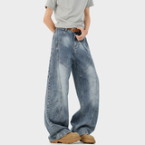 A410-K7940-P80限价119-美式解构水洗牛仔裤-320g竹节牛仔面料，男装牛仔裤，电商A410