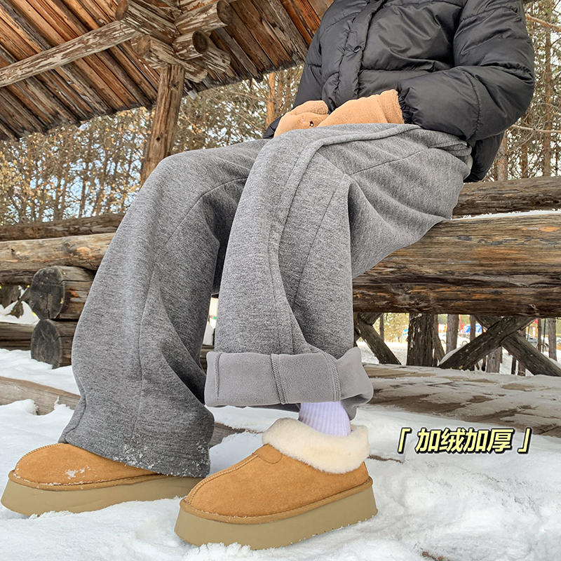 A410-K8688JR-P70限价109美式解构加绒休闲裤-450g左右羚羊绒面料