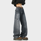 A410-K6323-P55限价89-流行水洗复古牛仔裤-牛仔面料280g左右，男装牛仔裤，电商A410