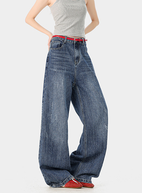 A410-K8798-特批55 限价129-美式做旧水洗牛仔裤-320g竹节牛仔布