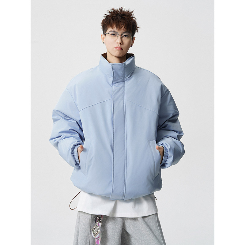 A410-WT33714-P130限价199-休闲百搭双面穿棉服-160G小牛津,男装棉衣,电商A410
