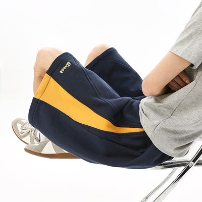 A410-Dk5128-P55限价99-成分：55%棉 45%聚酯纤维-320g卫裤面料