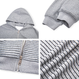 A410-WT34737-P90限价139-条纹连帽开衫卫衣-420g针织复合牛奶丝，男装卫衣，电商A410