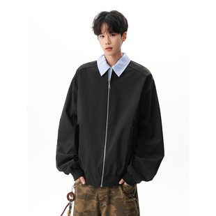 WT93331 塔罗牛津 P110限价169 假两件拼接夹克 210克 美式 A410